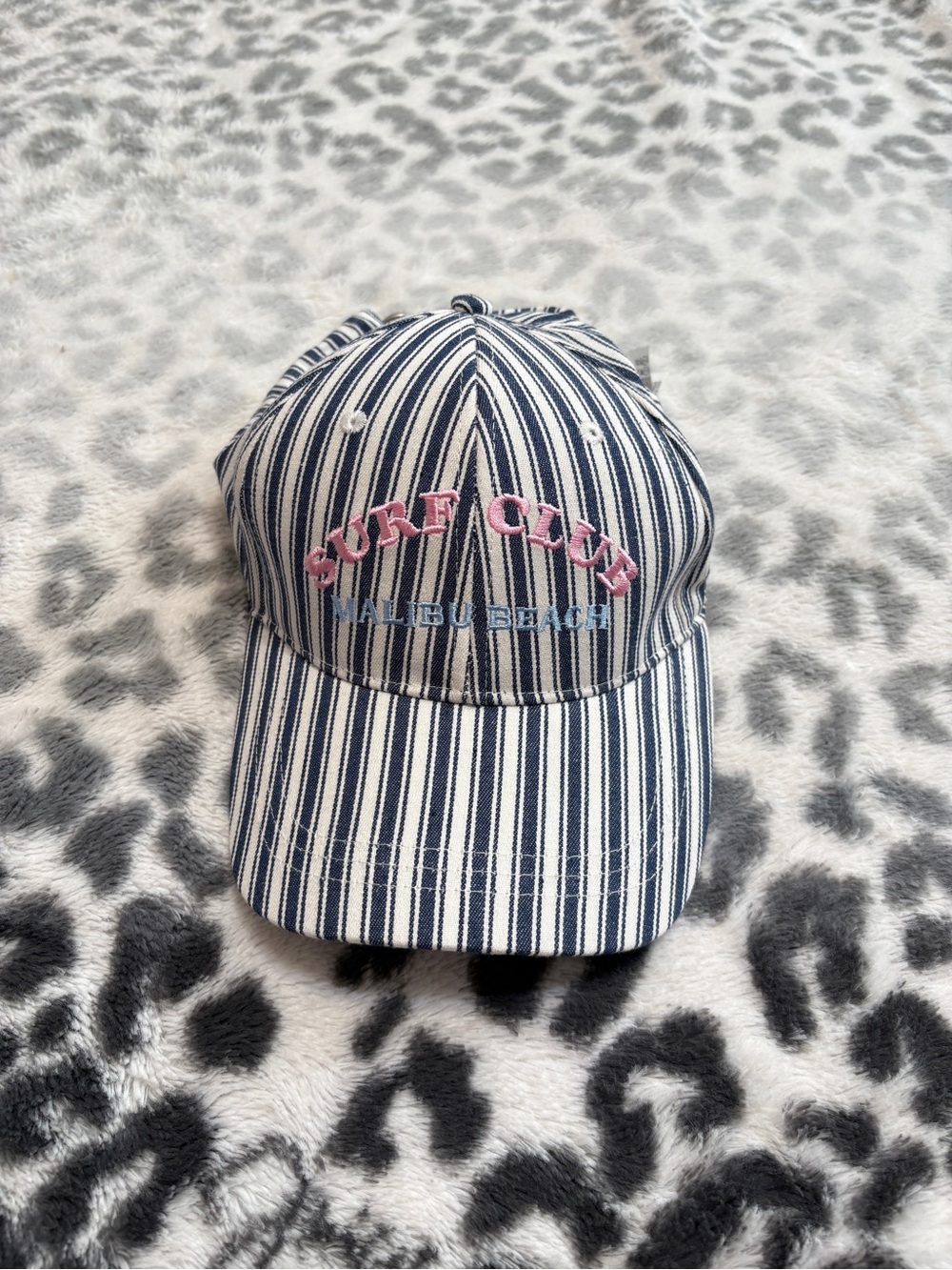 Forever21 Surf Club Malibu Beach Striped Cap